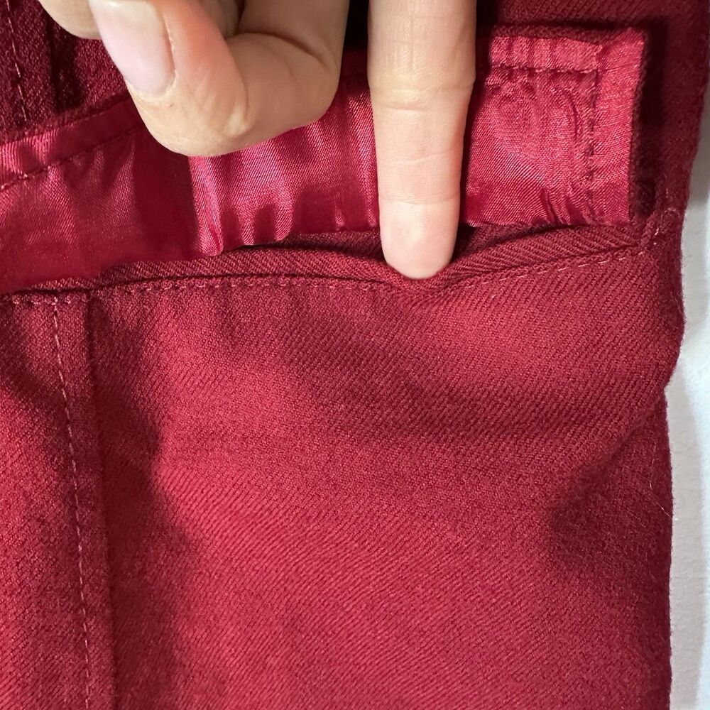 VTG Pendleton Women’s Red 100% Virgin Wool Blazer Jacket Size 8 Preppy Classic - Picture 5 of 12